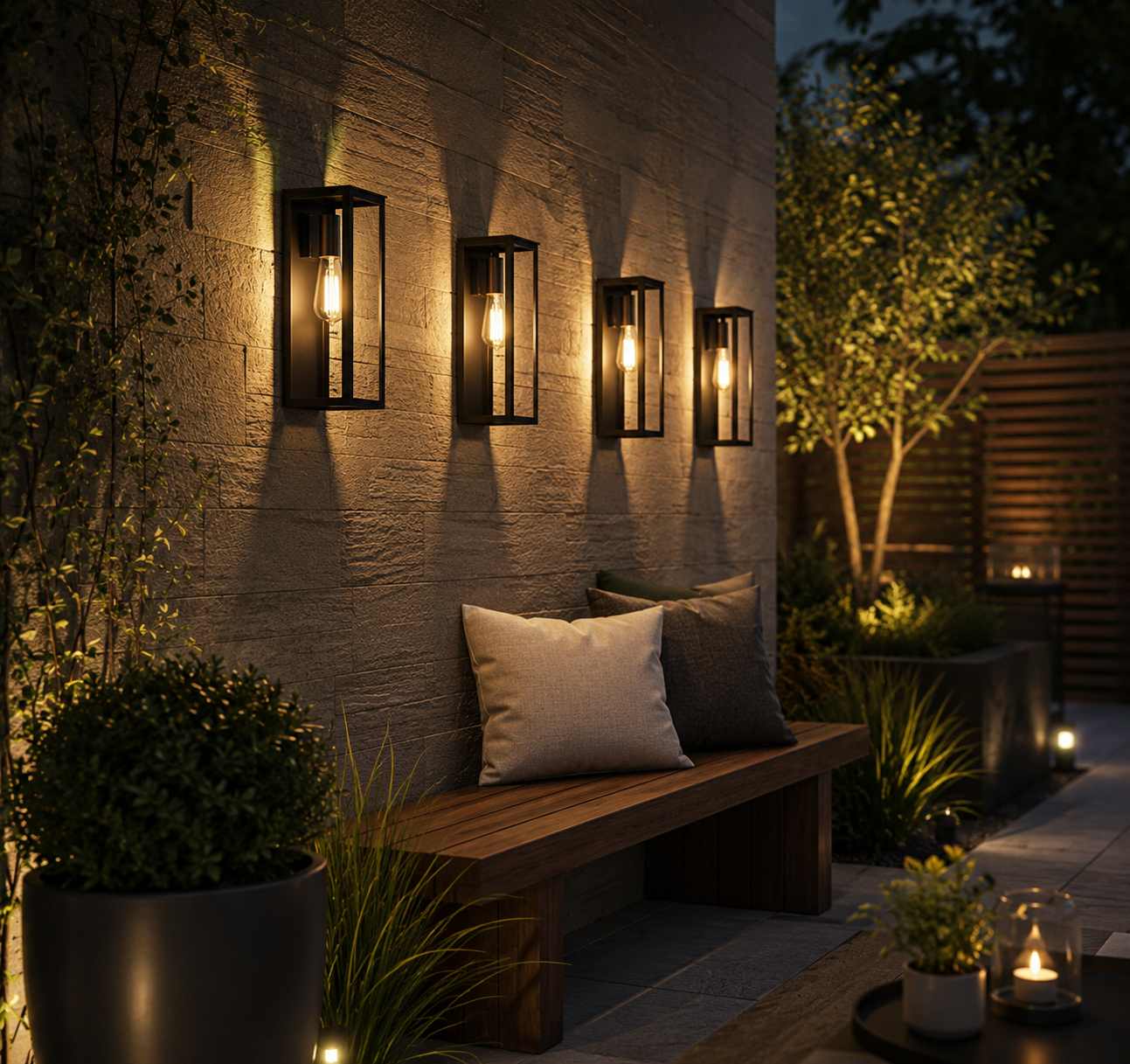 Farol Luz Colonial Exterior Pared Negro Vintage Apto LED E27 Jardín Patio Entrada