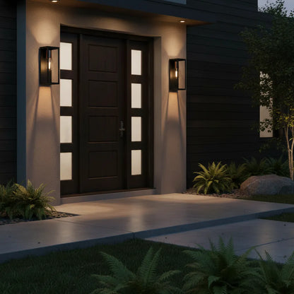Farol Luz Colonial Exterior Pared Negro Vintage Apto LED E27 Jardín Patio Entrada