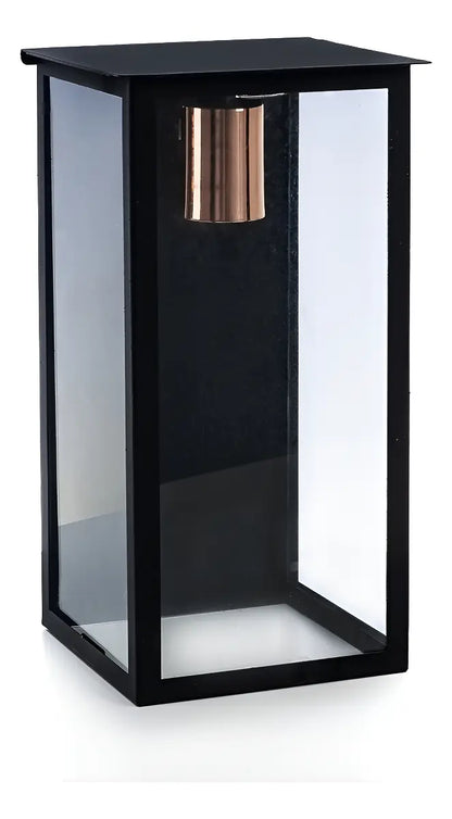 Farol Luz Colonial Exterior Pared Negro Vintage Apto LED E27 Jardín Patio Entrada