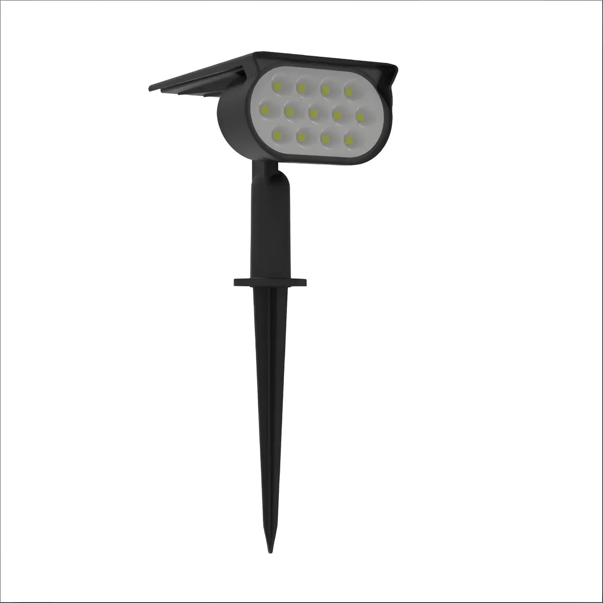 Luz Solar Exterior LED Jardín 5W Con Sensor Automático Estaca Impermeable Patio Camino Entrada