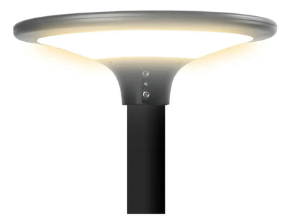 Farola Solar LED Exterior Lampara Publica 2300LM Sensor Automático IP65 Jardín Patio Calle Luz Fría/Neutra