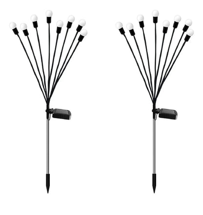 Luces Solares LED Ramo 8 Luces para Jardín Exterior | Lamparas Luces Decorativas Cálidas para Patio, Senderos y Césped