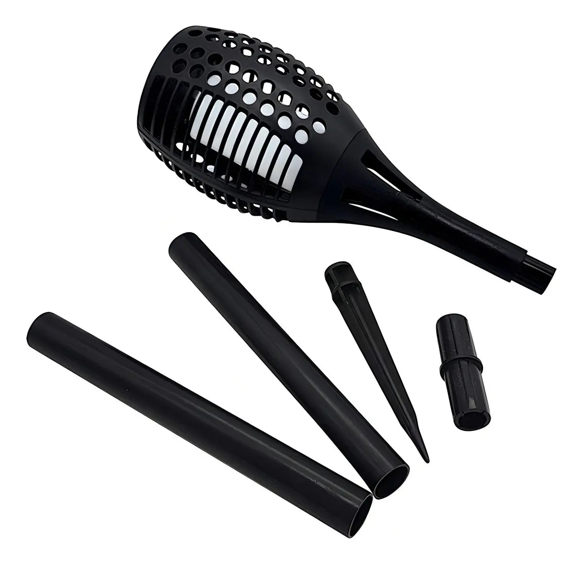 Lampara Solar LED Antorcha Fuego Exterior Estaca Jardin Luz Calida Efecto Llama Impermeable Decorativa Para Patio Entrada Camino