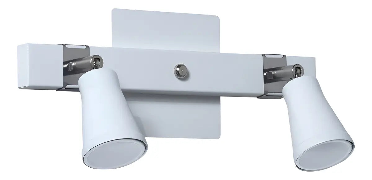 Lámpara Doble para Pared de Baño | Aplique Spot LED Negro Movible Moderno para Espejo, Pasillo y Dormitorio