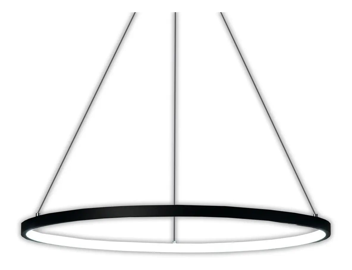 Lámpara Colgante Ciruclar LED Aro 60cm Moderno Minimalista 55W Regulable Techo Living Comedor Cocina