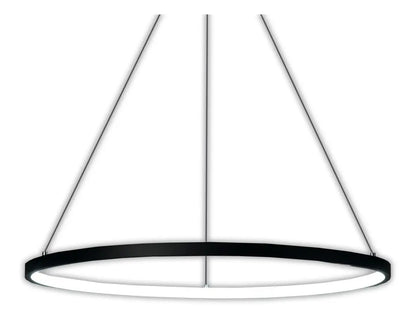 Lámpara Colgante Ciruclar LED Aro 60cm Moderno Minimalista 55W Regulable Techo Living Comedor Cocina