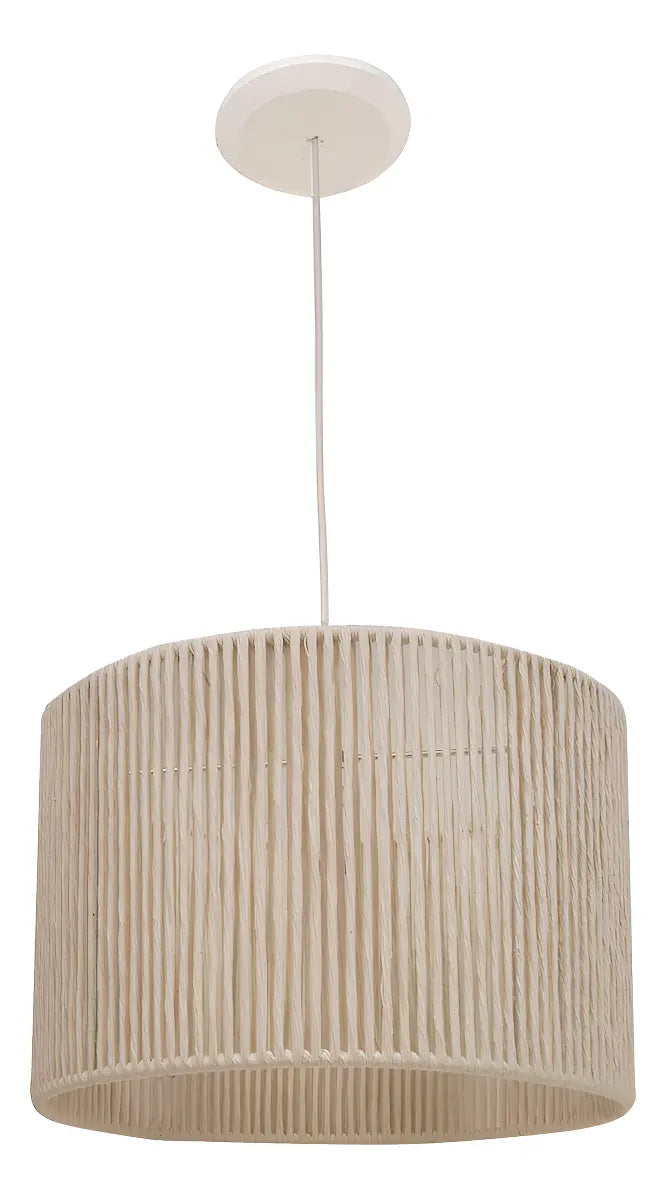 Lámpara Colgante Hilo Yute Algodón Crudo E27 luz de Techo Living Comedor Dormitorio Cocina Bar