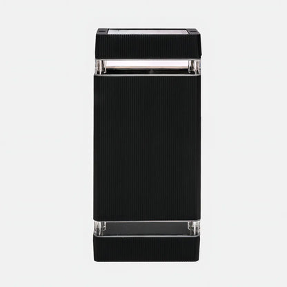 Aplique Pared Exterior LED Bidireccional Negro Aluminio 23cm Luz Dicroica GU10 Moderna Jardín Patio Fachada Interior Exterior