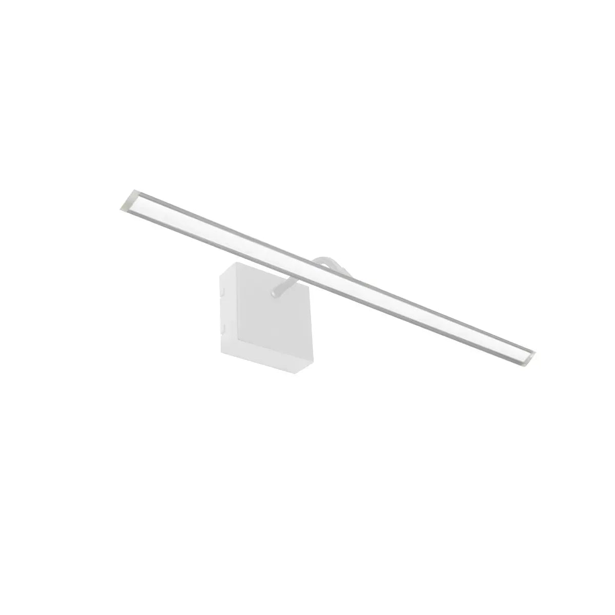 Aplique Pared Luces LED Moderno Para Baño 40cm Luz Cálida Móvil Acero Espejo Vanitory Interior