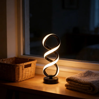 Lámpara Velador de escritorio artística moderna y creativa, alimentada por USB, para Dormitorio, Living y Mesa de Noche